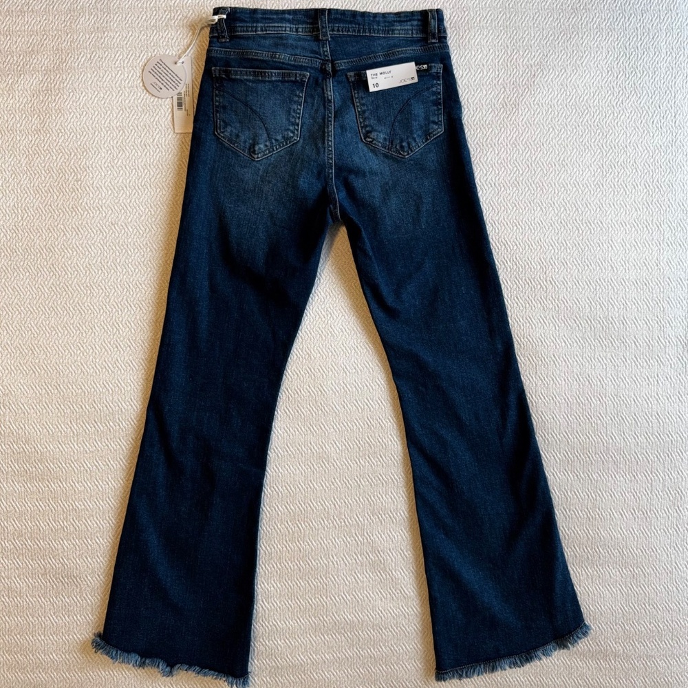 NWT Joe's Jeans x Triple 5 The Molly Flare Medium Wash Girls Size 10